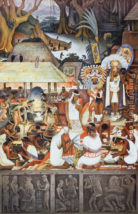 Diego Rivera The Zapotec Civilization